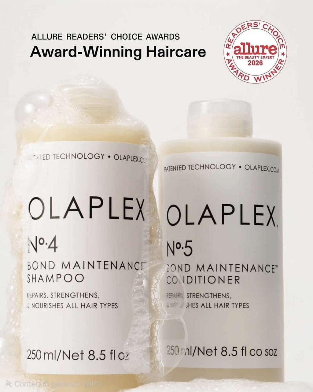 Olaplex N°4 Bond Maintenance Shampoo 250 Ml  ..Olaplex Bond Maintenance Conditioner N°5 250 Ml