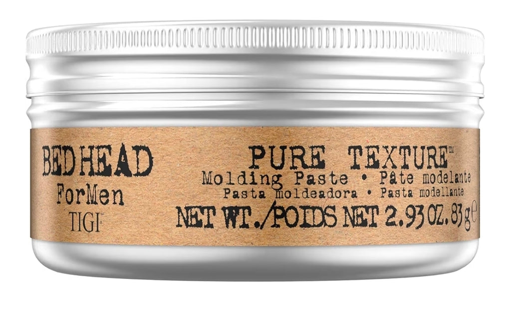 Bed Head by TIGI - Bed Head For Men Pure Texture Hair Paste - Professional Firm Hold Hair Styling - Perfect For Short to Medium Length Hair - 83g